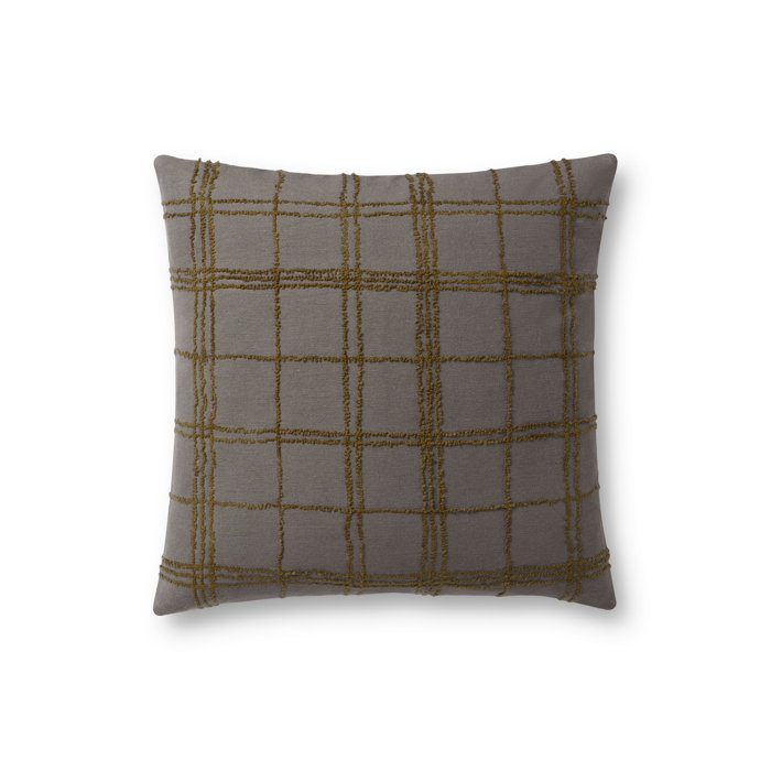 Jean Stoffer x Loloi Edward Charcoal / Olive Pillow & Reviews Wayfair